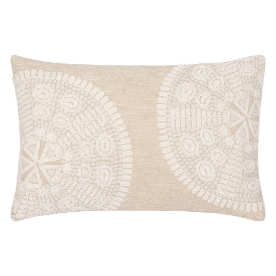 Surya Maricopa Pillow Cover 14"H X 22"W Beige