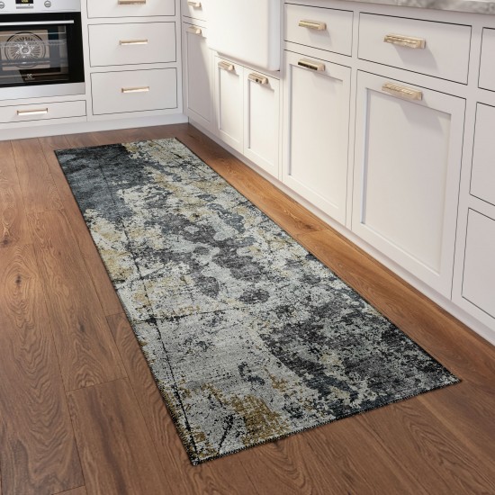 Addison Rugs Accord AAC33 Black 2'3" x 7'6" Rug