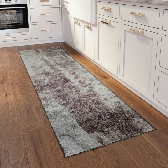 Addison Rugs Accord AAC33 Plum 2'3" x 7'6" Rug