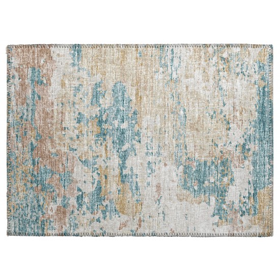 Addison Rugs Accord AAC34 Teal 1'8" x 2'6" Rug