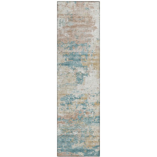 Addison Rugs Accord AAC34 Teal 2'3" x 7'6" Rug