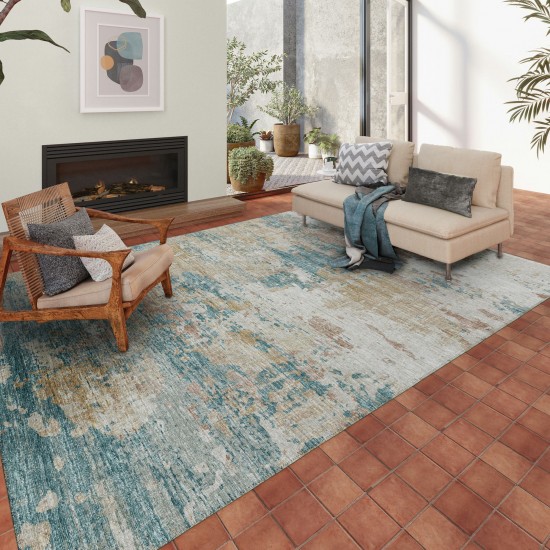 Addison Rugs Accord AAC34 Teal 3' x 5' Rug