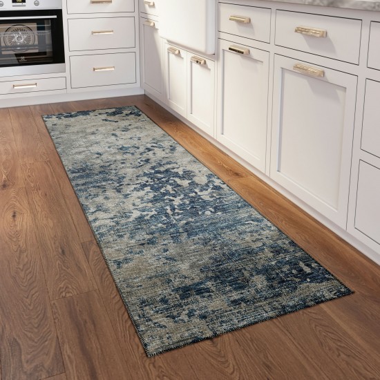 Addison Rugs Accord AAC35 Blue 2'3" x 7'6" Rug