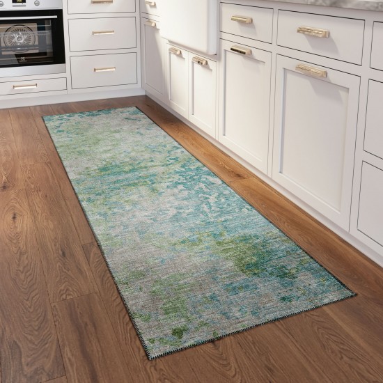 Addison Rugs Accord AAC35 Green 2'3" x 7'6" Rug