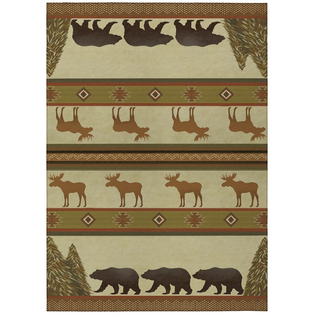 Addison Rugs Adventure AAD31 Brown 8' x 10' Rug