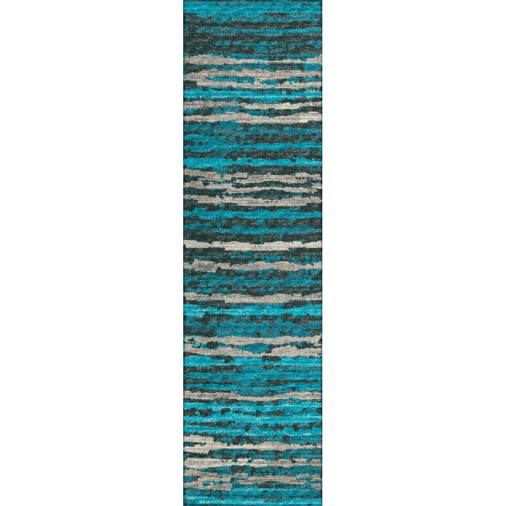 Addison Rugs Bravado ABV34 Peacock 2'3" x 7'6" Rug Addison Rugs Bravado ABV34 Peacock 2'3" x 7'6" Rug