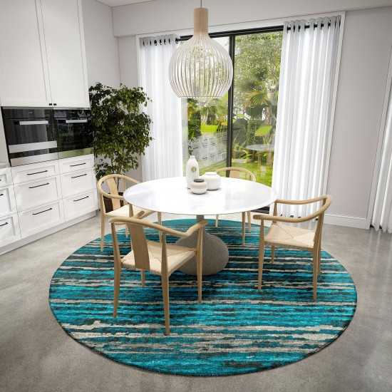 Addison Rugs Bravado ABV34 Peacock 8' x 8' Rug