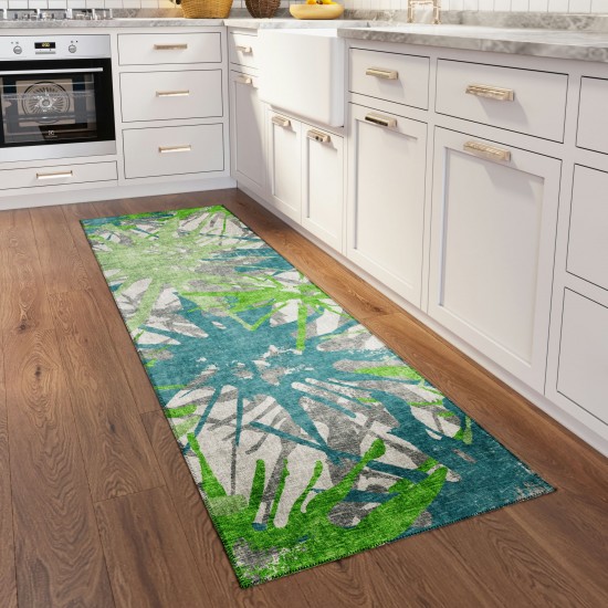 Addison Rugs Bravado ABV36 Green 2'3" x 7'6" Rug