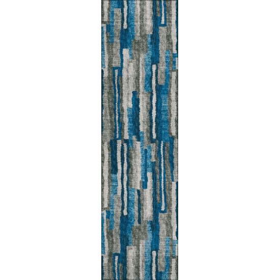 Addison Rugs Bravado ABV37 Blue 2'3" x 7'6" Rug