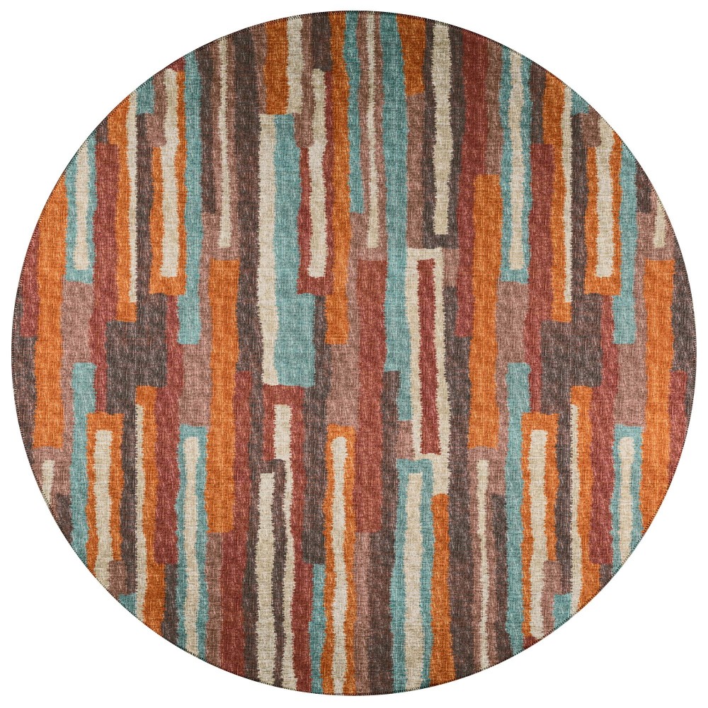 Addison Rugs Bravado ABV37 Paprika 8' x 8' Rug