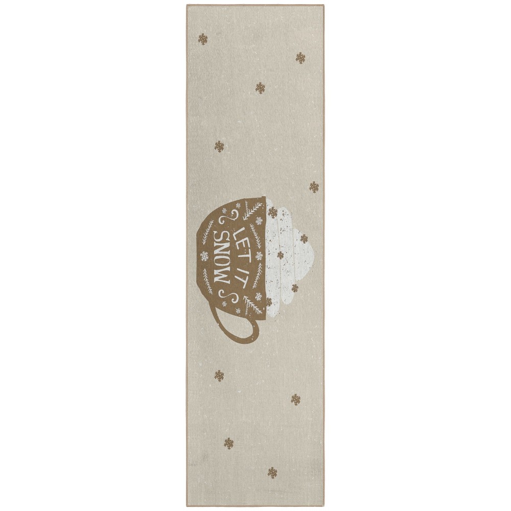 Addison Rugs Cozy Winter ACW37 Brown 2'3" x 7'6" Rug Addison Rugs Cozy Winter ACW37 Brown 2'3" x 7'6" Rug