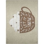 Addison Rugs Cozy Winter ACW37 Brown 3\' x 5\' Rug