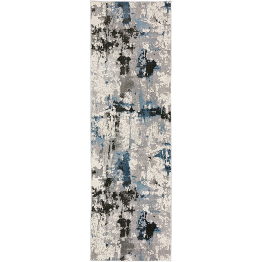 Addison Rugs Dayton ADA32 Grey 2'3" x 7'5" Rug Addison Rugs Dayton ADA32 Grey 2'3" x 7'5" Rug
