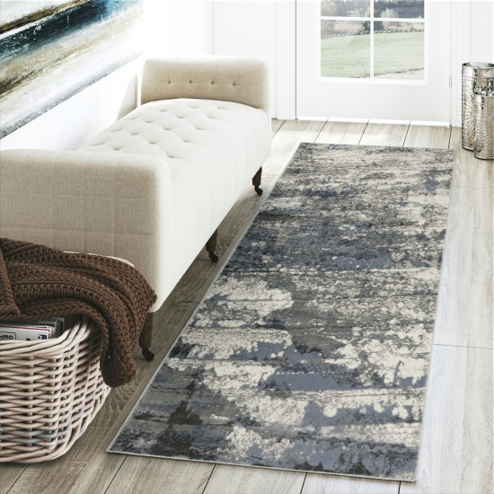 Addison Rugs Dayton ADA36 Silver 2'3" x 7'5" Rug