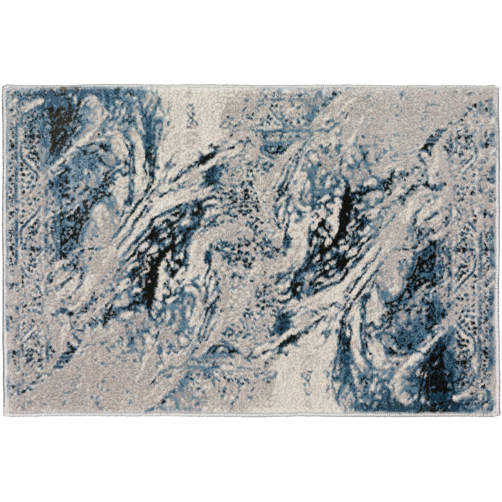 Addison Rugs Dayton ADA38 Silver 1'8" x 2'6" Rug