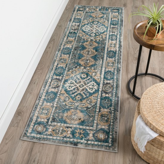 Addison Rugs Grayson AGR35 Steel 2'3" x 7'5" Rug