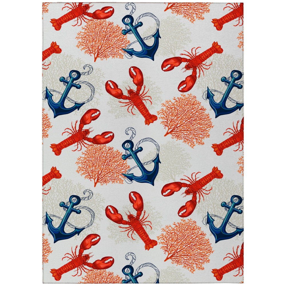 Addison Rugs Harpswell AHP34 Red 9' x 12' Rug Addison Rugs Harpswell AHP34 Red 9' x 12' Rug