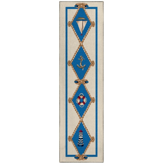 Addison Rugs Harpswell AHP36 Blue 2'3" x 7'6" Rug