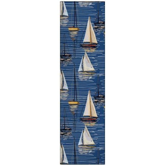 Addison Rugs Harpswell AHP38 Blue 2'3" x 7'6" Rug