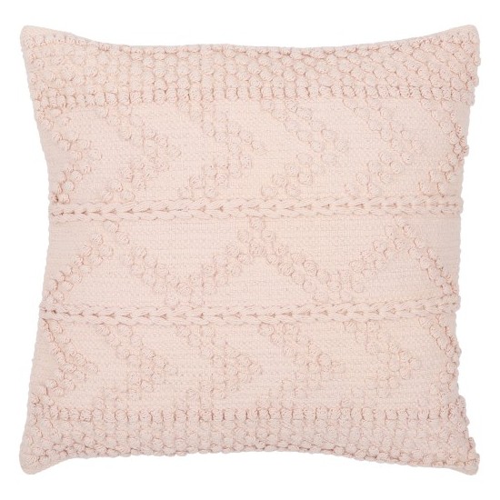 Surya Merdo Pale Pink Pillow Cover 18"H X 18"W