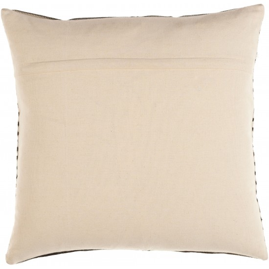 Surya Nashville Cream Pillow Cover 20"H X 20"W