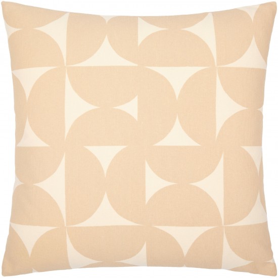 Surya Natur Pillow Cover 20"H X 20"W Tan