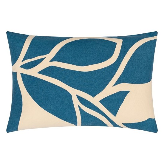 Surya Natur Dark Blue Pillow Cover 13"H X 20"W