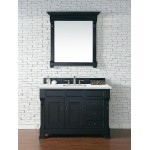 Brookfield 48" Single Vanity, Antique Black w/ 3 CM Ethereal Noctis Quartz Top