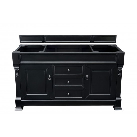 Brookfield 60" Antique Black Single Vanity