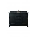 Brookfield 60" Single Vanity, Antique Black w/ 3 CM Cala Blue Quartz Top
