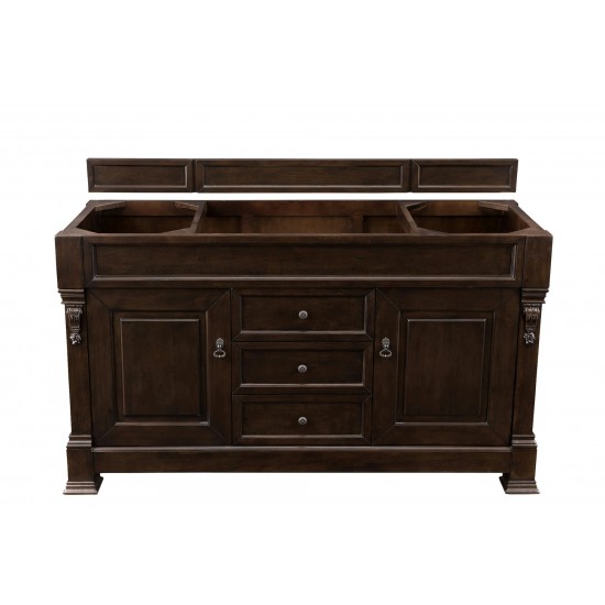 Brookfield 60" Burnished Mahogany Single Vanity