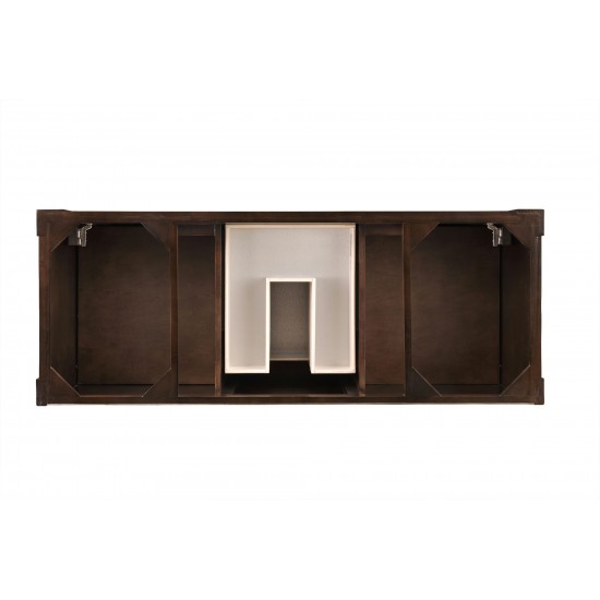 Brookfield 60" Burnished Mahogany Single Vanity