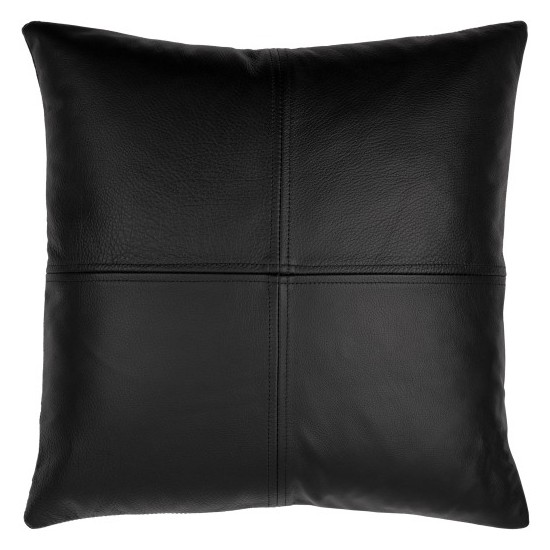Surya Sheffield Black Pillow Cover 20"H X 20"W