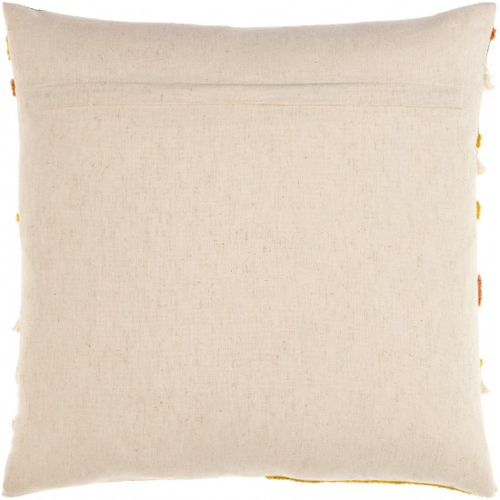 Surya Stassi Tan Pillow Cover 18"H X 18"W