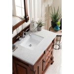 Brookfield 36" Single Vanity Warm Cherry w/ 3 CM Jasmine Pearl Quartz Top