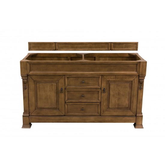 Brookfield 60" Country Oak Double Vanity