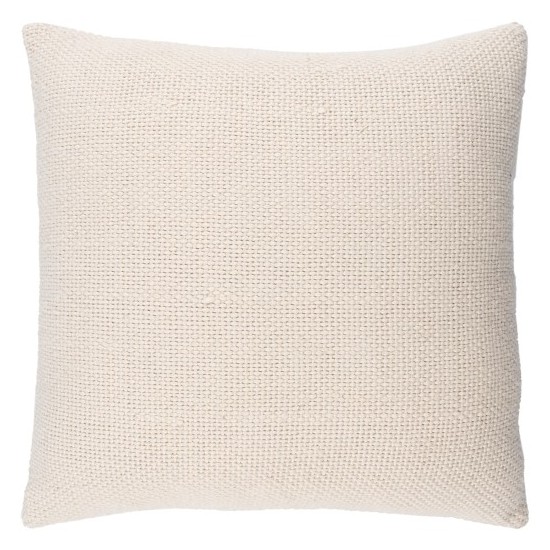 Surya Vanessa Cream Pillow Cover 18"H X 18"W