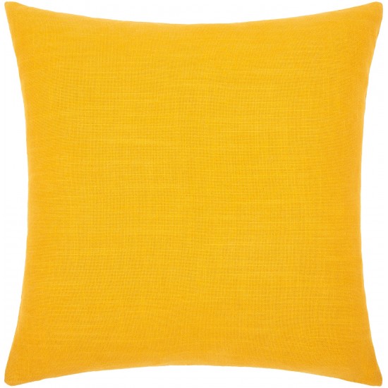 Surya Zina Mustard Pillow Cover 20"H X 20"W