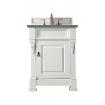 Brookfield 26" Single Vanity, Bright White w/ 3 CM Cala Blue Quartz Top