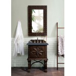 Balmoral 26" Single Vanity Antique Walnut w/ 3 CM Charcoal Soapstone Quartz Top
