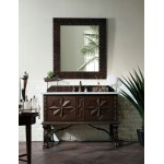 Balmoral 48" Antique Walnut Single Vanity w/ 3 CM Arctic Fall Solid Surface Top