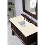 Balmoral 48" Single Vanity, Antique Walnut, w/ 3 CM Eternal Marfil Quartz Top