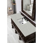 Balmoral 60" Single Vanity, Antique Walnut, w/ 3 CM Eternal Serena Quartz Top