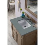 Bristol 30" Single Vanity, Whitewashed Walnut, w/ 3 CM Cala Blue Quartz Top