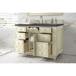 Bristol 48" Single Vanity Vintage Vanilla w/ 3 CM Charcoal Soapstone Quartz Top