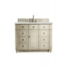 Bristol 48" Single Vanity, Vintage Vanilla, w/ 3 CM Ethereal Noctis Quartz Top