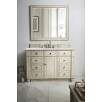 Bristol 48" Single Vanity, Vintage Vanilla, w/ 3 CM Ethereal Noctis Quartz Top