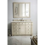 Bristol 48" Single Vanity, Vintage Vanilla, w/ 3 CM Eternal Serena Quartz Top