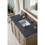 Bristol 48" Single Vanity Walnut w/3 CM Charcoal Soapstone Quartz Top