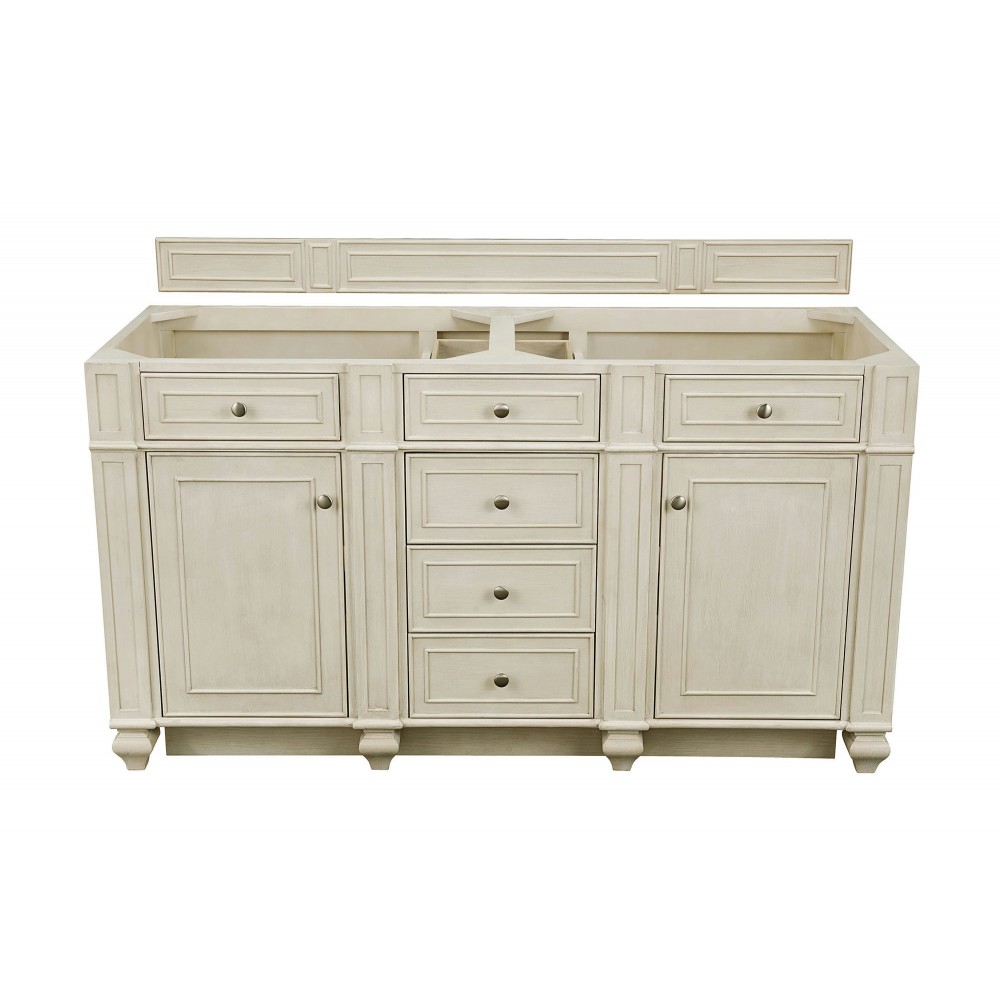 Bristol 60" Double Vanity, Vintage Vanilla